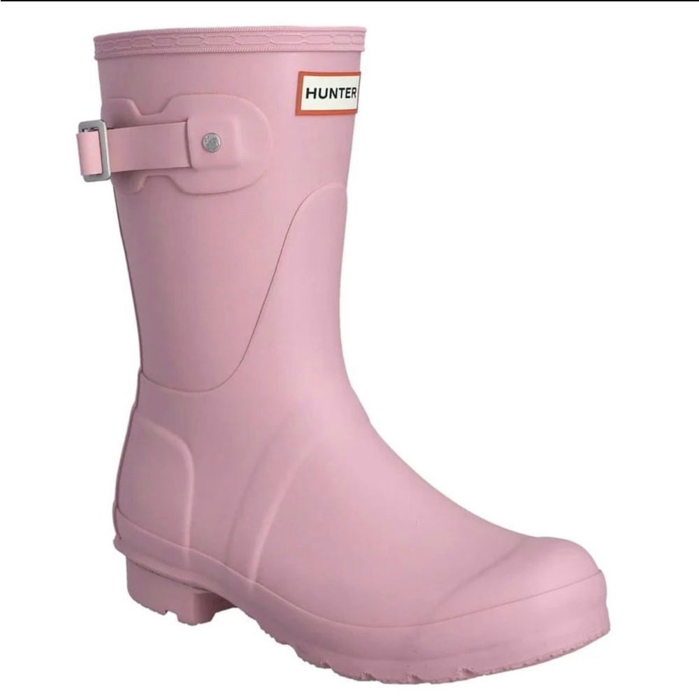 Hunter Blush Pink Waterproof Boots